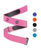 ONLYESH BRISDGURT Adjustable Elastic Replacement Belt with Heart Rate Monitor for Polar Garmin Wahoo - Pink Sports Running Gear - Buy Online on GoSupps.com