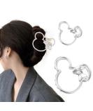 BENOSPACE 2Pcs Large Silver Metal Hair Claw Clips for Thick Hair - Non-slip Mouse Lady Hair Barrette for Women - Buy Online on GoSupps.com
