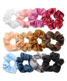 Rayyl 12-Pack Satin Silk Hair Ties - Large Elastic Hair Accessories for Women & Girls - Buy Online on GoSupps.com