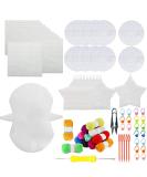 Seasonsky Mesh Plastic Canvas Sheets for Embroidery  Acrylic Yarn Crafting  Knit and Crochet Projects (5) 4 - Buy Online on GoSupps.com