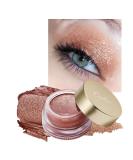 Oulac glitter eyeshadow peach |High pigmented cream-like shadow |Waterproof & durable |Metallic shimmering finish |Interior & wrinkle-free eye makeup | vegan & cruelty-free | 06g (08) (08) cheers! - Buy Online on GoSupps.com