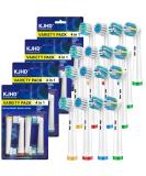 Replacement Oral-B Toothbrush Heads - 16 PCS Floss Cross Sensitive Soft Refills Compatible with Braun Electric Toothbrush - Buy Online on GoSupps.com