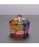 Mini Colorized Glaze Nail Art Acrylic Liquid Powder Dappen Dish with Cap Lid - Noverlife - Buy Online on GoSupps.com