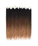 Ailsa 7 Packs Senegalese Twist Crochet Hair - Ombre Synthetic Braids for Black Women (18inch, 1B3027) - Prelooped, Hot Water Setting - Buy Online on GoSupps.com