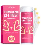 Choppie Vaginal Health pH Test Strips - 50 Strips for Women | Monitor Feminine Health & Prevent Infections | Accurate pH Balance Test - Buy Online on GoSupps.com