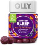 OLLY Immunity Sleep Gummies â€“ Immune Support & 3mg Melatonin â€“ 36 Berry Chewables - Buy Online on GoSupps.com