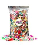 Certified Halal Sweets - By Sweet Stuff Pick N Mix Gift - 500Grams - Fizzy and Non Fizzy Mix | 500G - Buy Online on GoSupps.com