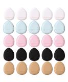 SALOCY Finger Puff 25 Pcs Mini Makeup Sponge Puff for Foundation & Concealer - Beauty Makeup Tools - Buy Online on GoSupps.com