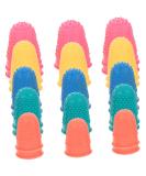 VILLCASE 125 Pcs Rubber Non-Slip Finger Cots & Finger Pads - Reusable Grips for Money Counting & Hot Glue - Assorted Colors 3.5x3CM - Buy Online on GoSupps.com