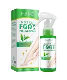 Green Tea Foot Peel Spray - Exfoliating & Nourishing Dead Skin Remover - Buy Online on GoSupps.com