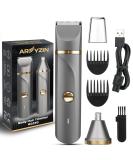 Electric Shaver Women's Intimate Area Electric Shaver for Arms Legs Forearms Electric Intimate Shaver for Women Interchangeable Snap-in Ceramic Blade IPX7 Washable Head Grey Gold - Buy Online on GoSupps.com