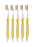 SoFresh Flossing Toothbrush - Adult Size in Yellow - Pack of 5 - Buy Online on GoSupps.com