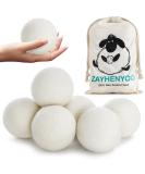 Shop Eco-Friendly Wool Dryer Balls - Reusable Laundry Balls for Wrinkle Reduction & Faster Drying | 6-Piece Set - Buy Online on GoSupps.com