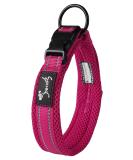 Buy PETTOM Adjustable Nylon Dog Collar - Breathable & Reflective XS Pink for Small Dogs - Buy Online on GoSupps.com