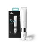 Braun Body Mini Trimmer Gentle Body Hair Removal Precision Trimmer Wet & Dry 100% Waterproof BS1000 White Body Trimmer - Buy Online on GoSupps.com
