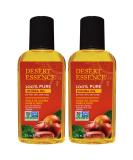 Desert Essence 100% Pure Jojoba Oil 2 Fl Oz (Pack of 2) - Moisturizer for Skin, Hair, and Scalp - Buy Online on GoSupps.com