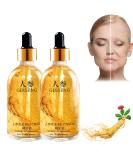 Ginseng Serum Ginseng Polypeptide Anti-Ageing Essence Oil Ginseng Gold Polypeptide Anti-Wrinkle Essence One Ginseng Per Bottle for Tightening Sagging Skin Reduce Fine Lines (2PCS) - Buy Online on GoSupps.com