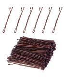 Hairpins Bobby pins Hairpins Metal Hair pin Girls Hair Accessories Bun Pins 50Pcs Ideal for all hair types (Straight-Brown) - Buy Online on GoSupps.com