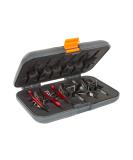 Allen Company Titan Broadhead Box & Caddy, Holds 6 Broadheads, Broadheads with Closed Width Up to 1-3/8 inches, Gray/Orange, One Size - Buy Online on GoSupps.com