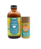 BALM! Baby Juice Those Wipes and Diaper Balm - Cloth Wipes Concentrated Solution + Diaper Balm Stick - All Natural - Cloth Diaper Safe - Plastic Free - Glass Bottle + Eco-Stick - Made in USA - Buy Online on GoSupps.com