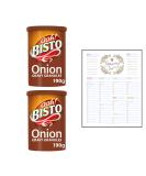 Gravy Granules Bundle which Contains Bisto Onion Gravy Granules 190g - Pack of 2 with Grocery List Card - Buy Online on GoSupps.com