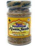 Rani Ajwain Seeds (Carom Bishops Weed) Spice Whole 3oz (85g) PET Jar  All Natural | Vegan | Gluten Friendly | NON-GMO | Indian Origin Whole Seeds (Jar) 3 Ounce (Pack of 1) - Buy Online on GoSupps.com