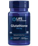 Buy Life Extension Glutathione 500 mg Capsules | Antioxidant Supplement for Oxidative Stress | Gluten-Free Non-GMO Vegetarian | 60 Count - Buy Online on GoSupps.com