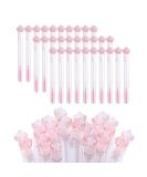 Pink Diamond Disposable Mascara Brushes - 60 Pcs | Makeup Brush Mascara Wand in Sanitary Tube | Lash Supplies - Buy Online on GoSupps.com