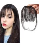 Sego Pony Hair Part Real Fringe Clip-On Extension | 100% Remy Human Hair | Natural Black #1B | International Shipping - Buy Online on GoSupps.com