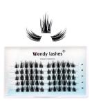 15mm C Curl Cluster Lashes 0.07mm - Soft and Wispy DIY Lash Extensions | Reusable Individual Eyelash Clusters | FD-D33-0.07-C-15 - Buy Online on GoSupps.com
