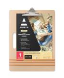 Arteza Sketch Board - 13x17 Inches | Sturdy Artist Tote Board with Handle, Clip, and Rubber Bands | Art Supplies for Carrying, Organizing, and Securing Artwork - Buy Online on GoSupps.com