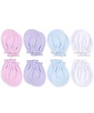 KiddyCare GOTS Organic No Scratch Baby Mittens 8pk - Girls Blossom | Newborn Essentials - Buy Online on GoSupps.com
