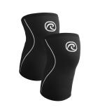 Rehband 7mm Knee Sleeve - Flexible & Non-Slip Neoprene Knee Support for Strength Training & Fitness - Unisex Black 1 Pair - Buy Online on GoSupps.com