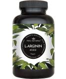 L -arginine - 365 vegan capsules - 4500mg vegetable l arginine HCL from fermentation (including 3750mg pure l -arginine) per daily dose - highly dose without additives laboratory testing produced in Germany - Buy Online on GoSupps.com