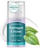 Estrogen Estriol Cream (84 Servings, 3.5oz Pump) 175mg of USP Micronized Estriol | For Balance At MidLife* | Dermatologist-Tested, Hypoallergenic, Soy-Free, Dairy-Free, Cruelty-Free | Advanced Formula - Buy Online on GoSupps.com