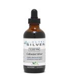Ultra Silver Colloidal Silver 10 000 PPM - 4 Oz Mineral Supplement | True Colloidal Silver with Dropper - International Shipping Available - Buy Online on GoSupps.com
