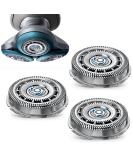 SH70 Replacement Heads for Philips Norelco 7000 Series - Compatible S7000 S7010 S7310 S7780 S7510 S7720 S7710 S7530 (3 Pack) - International Shipping Available - Buy Online on GoSupps.com