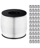 Strong Clear Invisible Hanging Wire Fishing Wire 0.8 mm up to 100 Lbs 656 Feet Fishing Line with 100 Pieces Aluminum Crimping Loop Sleeves Clear String Hanging Kit for Picture Frame Hanging Decoration - Buy Online on GoSupps.com