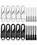 Homgaty 20-Piece Zipper Pull Set | Metal Zipper Repair & Replacement for Suitcases Coats Boots Jackets & Backpacks - International Shipping Available - Buy Online on GoSupps.com