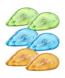 XUXU 6 Pack Double Sided Tape Roller Scrapbooking Tape Permanent Adhesive Tape Dispenser Runner for Crafts and Arts Projects Photo-Safe 0.3-inch by 315-Inch - Buy Online on GoSupps.com