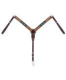 Shop Turquoise Cross Beaded Collection - Pony Straight Breast Collar | International Shipping Available - Buy Online on GoSupps.com