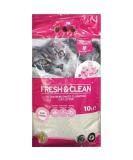 Fresh & Clean - Fresh & Clean Clumping Cat Litter - Baby Powder 10 Lt - 1 Pack(10lt) - Buy Online on GoSupps.com
