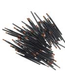 50-Piece Lip Brush Set - Pro Multifunctional Makeup Brushes for Lipstick and Gloss Application in Black - Buy Online on GoSupps.com