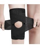ANAMPION Knee Brace with Side Stabilizers for Men & Women - Adjustable Compression Sleeve for Knee Pain Relief - Ideal for Running, Fitness & Weightlifting - XXL Black - Buy Online on GoSupps.com