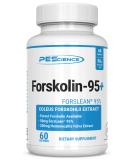 PEScience Forskolin Capsules 95% Pure Extract 60 Count - Patented ForsLean Formula - Buy Online on GoSupps.com