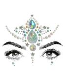Face Gems & Rhinestone Stickers - Self-Adhesive Rave Accessories for Makeup & Festival | Mermaid Crystal Jewels - Buy Online on GoSupps.com