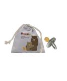 SWEETIE Rubber Pacifier Natural Rubber Pacifier Rounded Grey Medium 6-12 Month 1 Count (Pack of 1) Gray - Buy Online on GoSupps.com