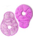 Reusable Breast Therapy Pack - Breast Ice Packs for Breastfeeding Relief - Nursing Pain, Engorgement, Swelling, Mastitis, Mastectomy Recovery - 2 Pack Purple - Buy Online on GoSupps.com