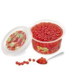 The Inspire Food Company Popping Boba Pearls for Bubble Tea - 1 lb  Strawberry  Bursting Pearls Bubble  Real Fruit Juice For Shakes DessertSmoothie  100 Vegan  Glutenfree No Artificial Colors Strawberry 1 lb (1 Po - Buy Online on GoSupps.com