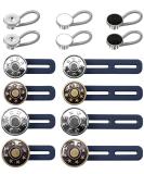 Pants & Shirt Extender Set for Men & Women - 8pc Silicone Waist & Collar Buttons - Buy Online on GoSupps.com
